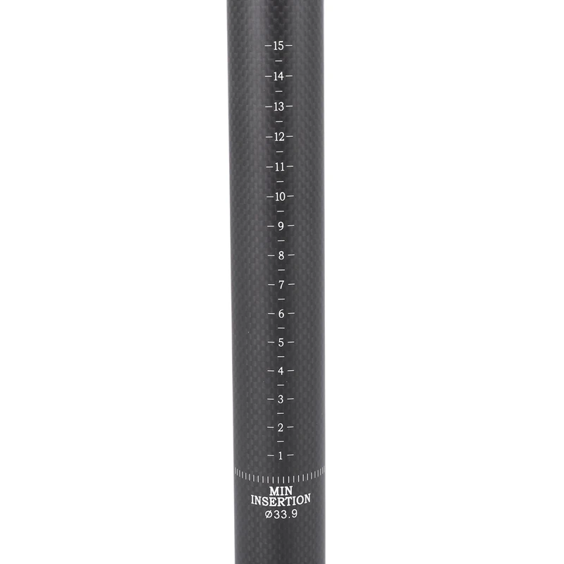 

Folding Bike Seatpost MTB Road Bike Seatpost 3K Matt Carbon Fiber Seat Tube