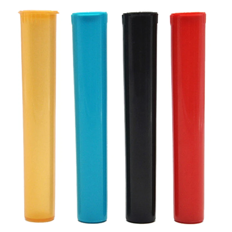 

10pcs 116*20mm Tube Type Pill Box Stash Jar Holder Storage Cones Holder Airtight Waterproof Pill Box For Smoking Random Color