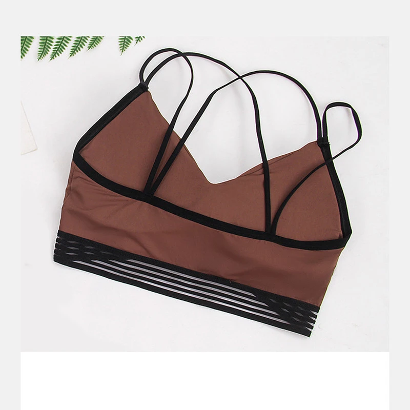 

Women's Beauty Back Brassiere Push Up Bras Sexy Lingerie Wireless Bra Top Female Sexy Thin Strap Smooth Lady Bralette Padded Bra