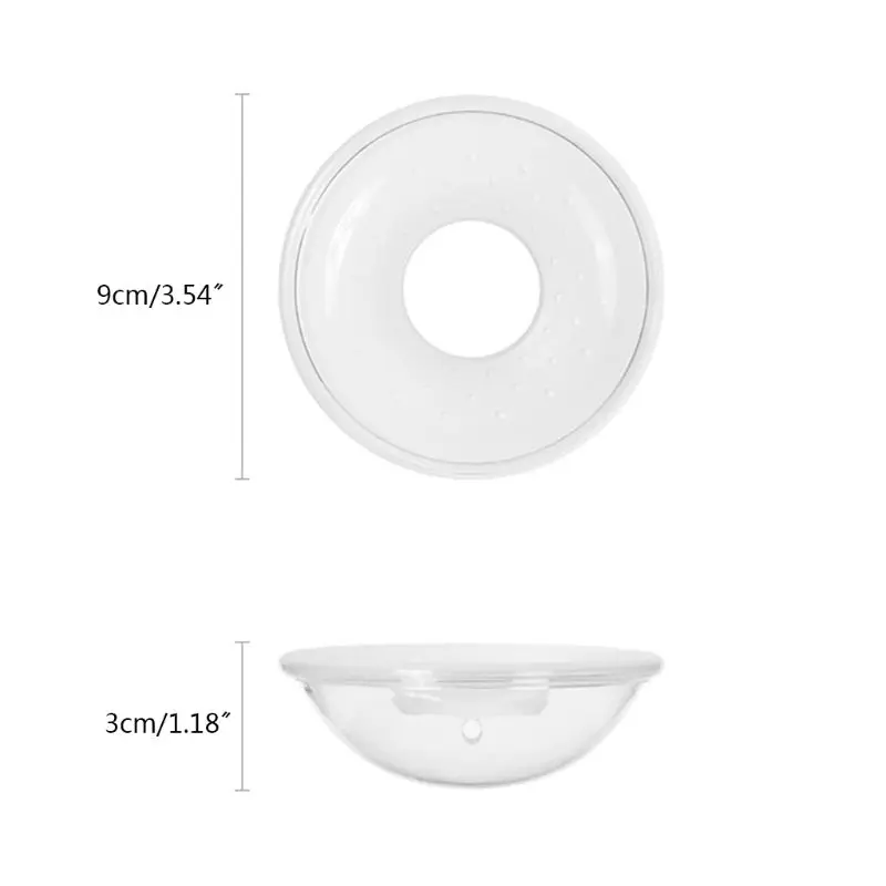 

1Pair Silica Gel Galactorrhea Collection Cover Breast Milk Collector Nipple Suction Container Reusable Non-toxic Nursing Pad