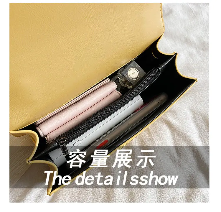 

Fashion female bag 2021 new lady chain bag snake pattern zipper buckle PU material fashion one-shoulder messenger bag
