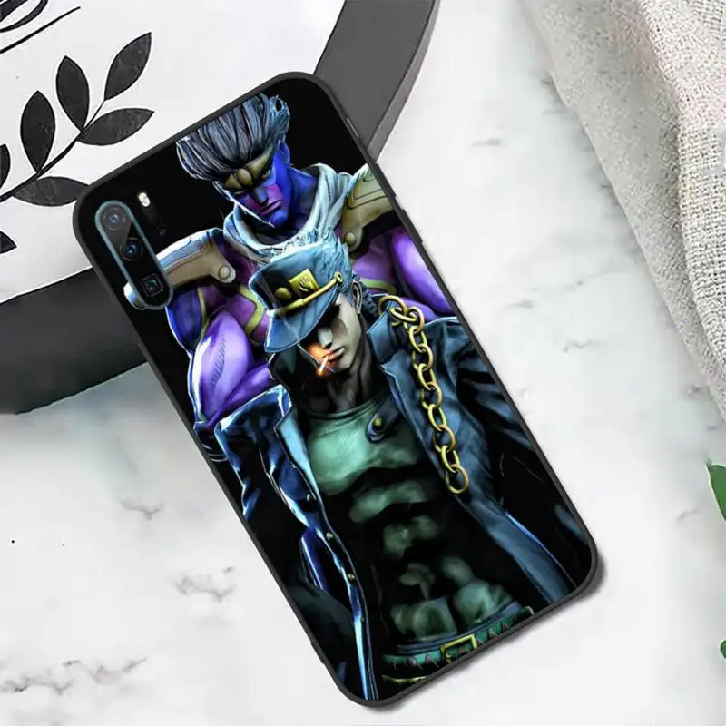 

Jotaro Kujo Jojo's Bizarre Adventure Phone Case For Huawei P20 P30 P40 lite Pro P Smart 2019 Mate 10 20 Lite Pro Nova 5t