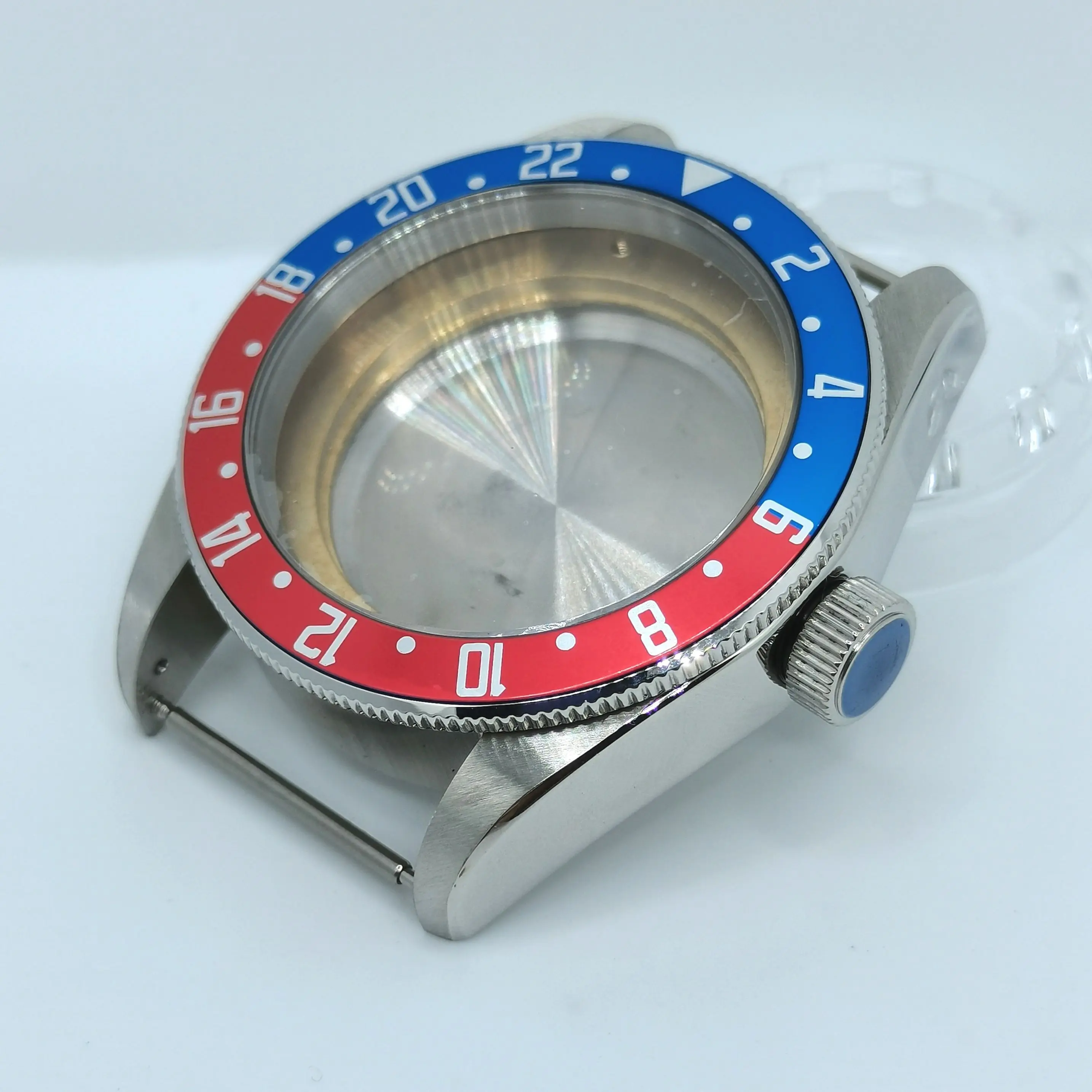 

41mm Sapphire Glass Six-color Aluminum Bezel Watch Parts Case Suitable Fit DG5833 Series Movement