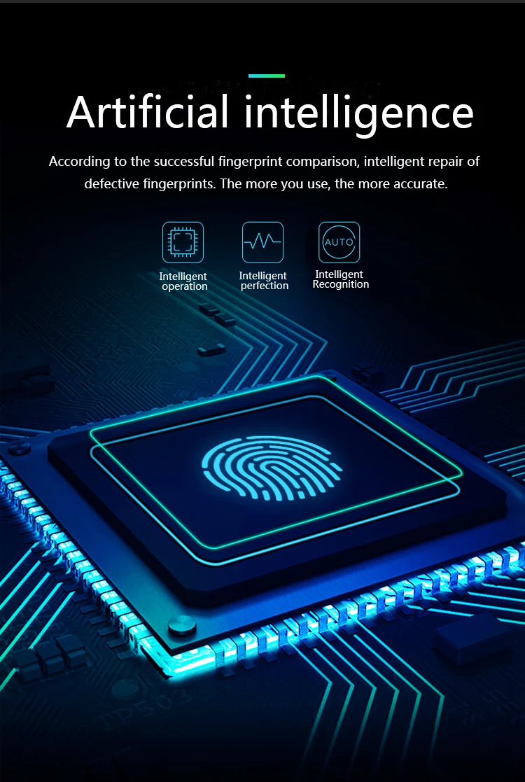 Xiaomi умный электронный замок с отпечатком пальца USB Перезаряжаемый дверной замок без ключа цинковый сплав металлический багажный отсек замок