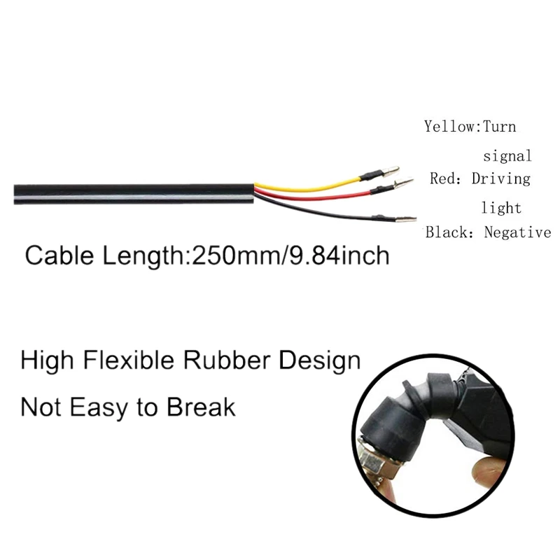 2 шт. универсальные мотоциклетные СВЕТОДИОДНЫЕ указатели поворота задние