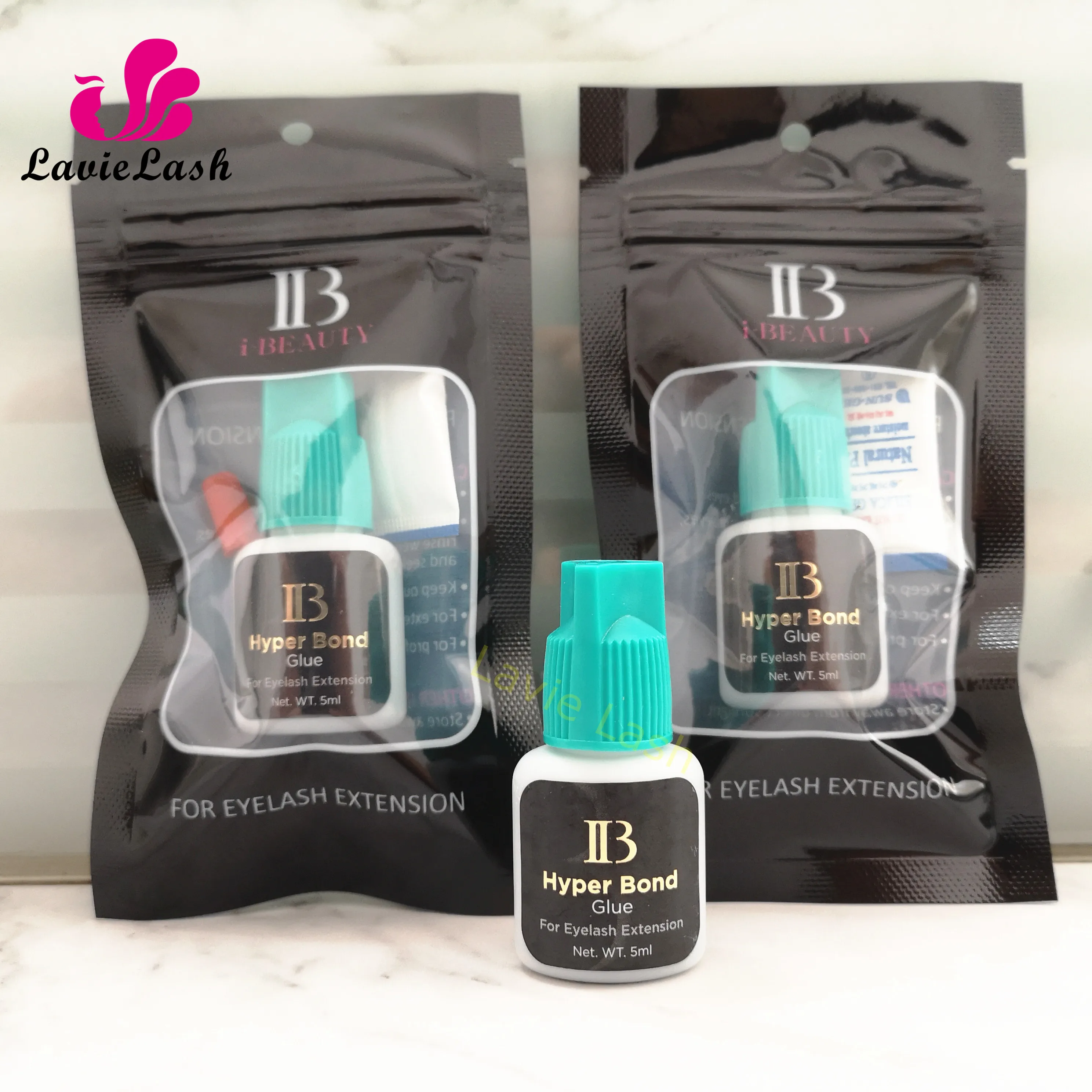 Клей для наращивания ресниц 4 бутылки Корея IB Ibeauty Hyper Bond 0. Быстрая сушка последние