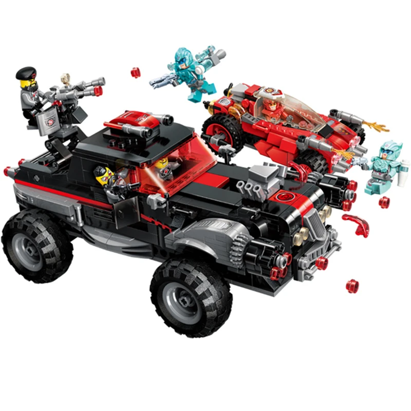 Внедорожный автомобиль серии супер герой строительные блоки Наборы кубиков