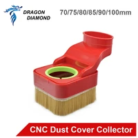 dragon diamond cnc dust cover collector 7075808590100mm dust cover brush for cnc spindle motor milling machine router