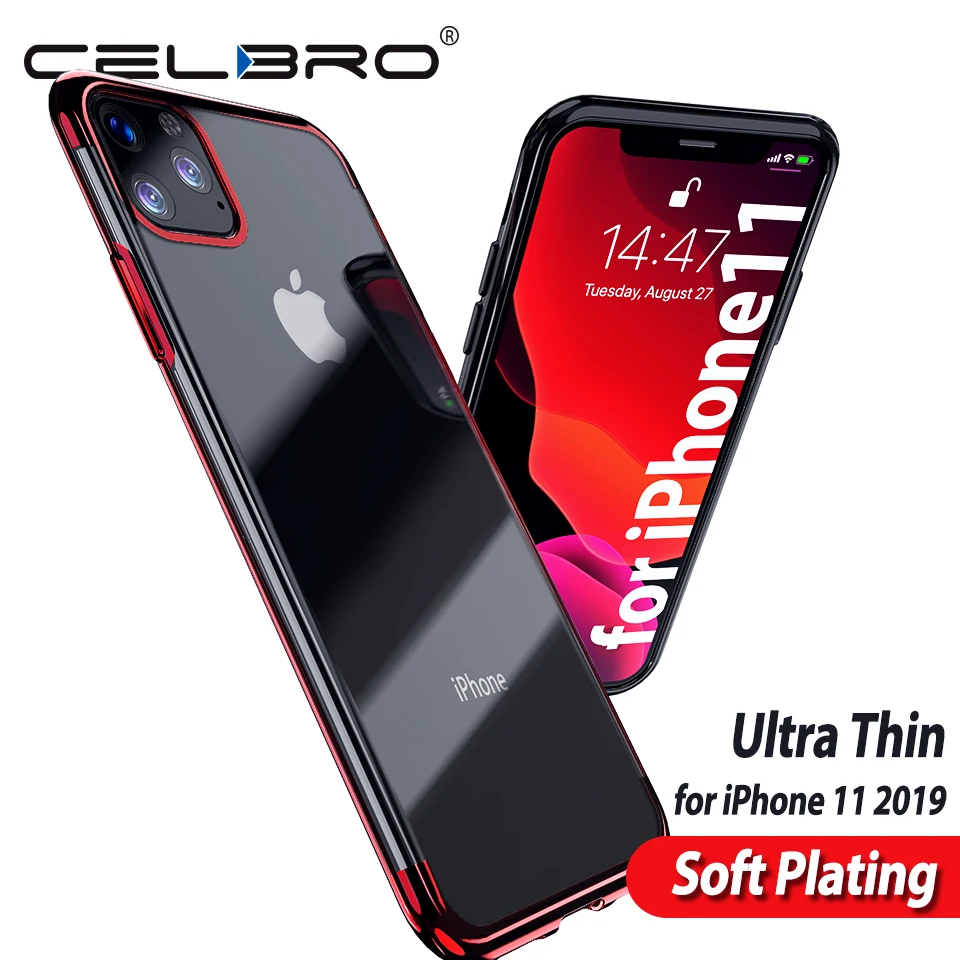 Чехол с покрытием для iPhone 11 pro Max прозрачный чехол из ТПУ телефона 11pro Eleven XR XS