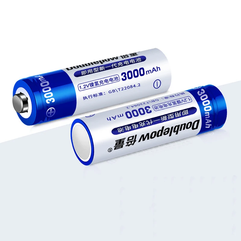 

1.2V 3000mAh AA NiMH Rechargeable Battery Bateria for Interphone Microphone Toy Mouse Torch Pre-Charged Replacement Batteries