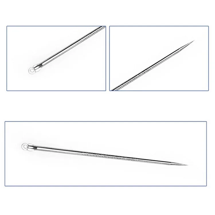 

1pcs Silver Blackhead Comedone Acne Blemish Extractor Remover Stainless Needles Remove Tools Removedor De Cravo