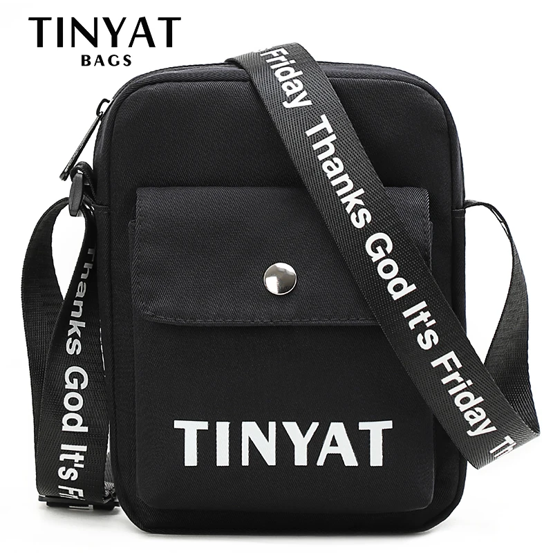 TINYAT женская сумка на плечо с клапаном Корейская Студенческая сумки для сотового
