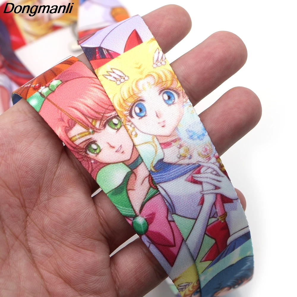 Шнурок PC123 для ключей с милой девушкой держатель удостоверения личности телефона