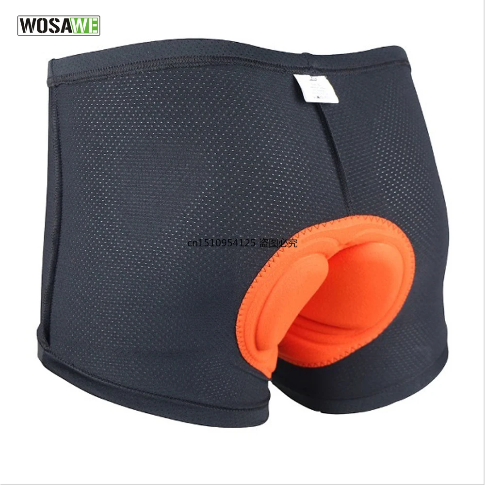 

WOSAWE Men and Women Cycling Underwear Bike Bicycle Shorts 3D Pad Tights Padded MTB shorts Size S M L XL XXL XXXL