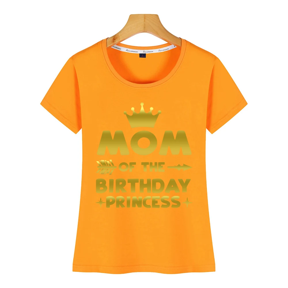 Топы футболка для мамы и дочки дня рождения праздничные платья принцессы девочек