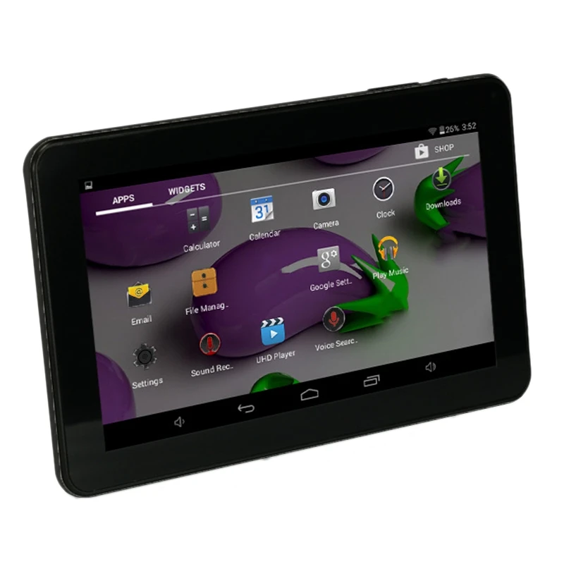 

9-Inch Tablet PC 512M+8G Allwinner A33 Quad-Core Android4.4 HD 800X480 WIFI 1.3GHz Dual Camera Learning Tablet