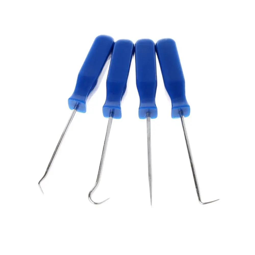 

4Pcs Car Auto Vehicle Oil Seal Screwdrivers Set 135mm O-Ring Seal Gasket Puller Remover Pick Hooks Tools Quick Delivery CSV