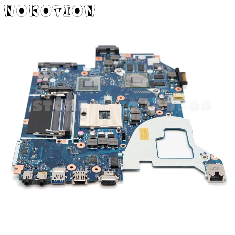 NOKOTION для acer aspire V3-571 V3-571G E1-571G Материнская плата ноутбука HM77 DDR3 NBRZP11001 Q5WVH LA-7912P GT640M 2 Гб