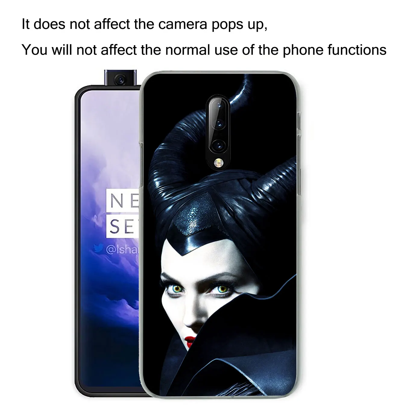 Жесткий пластиковый чехол для сотового телефона The witch maleficent Oneplus 7 7T Pro 6 6T 5 5T 7Pro One