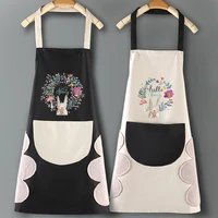 kitchen cooking aprons for women men waterproof oil proof household aprons for kitchen wipeable tablier femme accessories