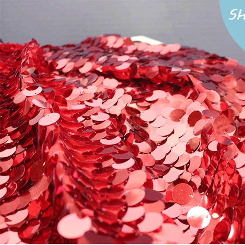 Блестящая лазерная ткань с блестками 9 цветов градиентная для выступлений на