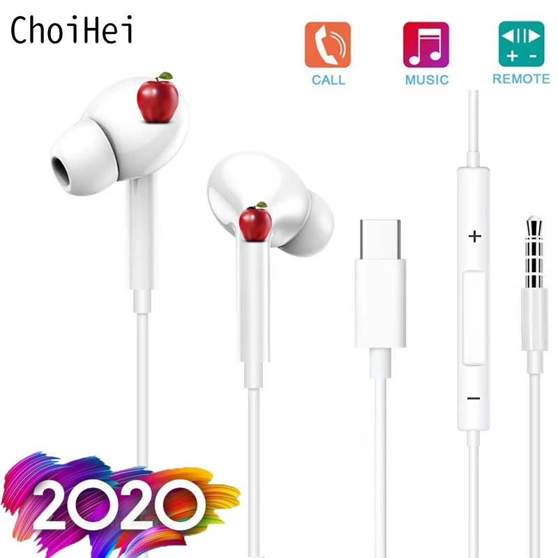 Для Xiaomi USB Type C наушники с микрофоном цифровые аудио для Huawei Pixel HTC OnePlus гарнитуры