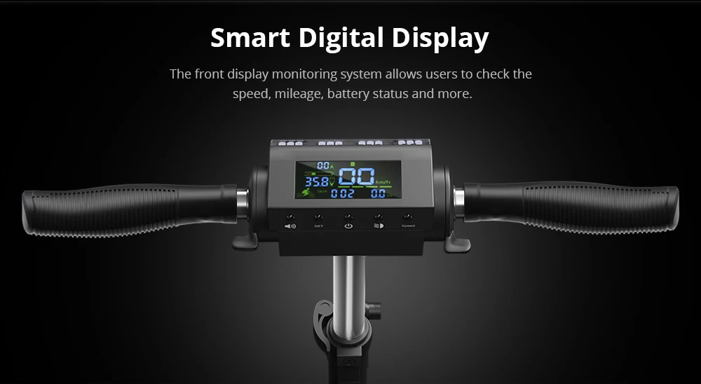 PL сток KUGOO S1 PRO складной электрический скутер 7.5AH 350 Вт ЖК-дисплей 3 режима скорости 8 дюймов Твердые сотовые взрывозащищенные шины