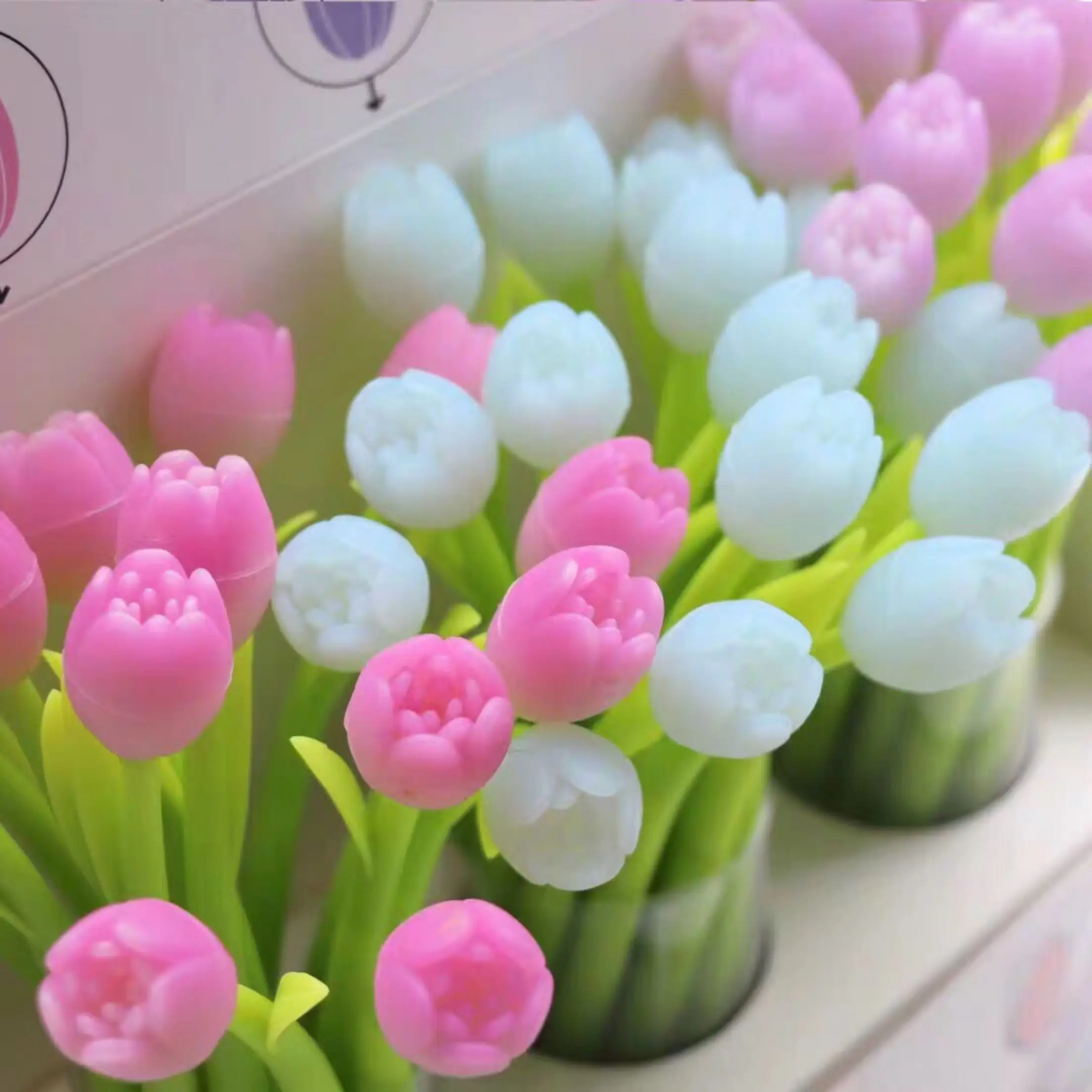 10 шт. гелевая ручка модные креативные канцелярские принадлежности силиконовые