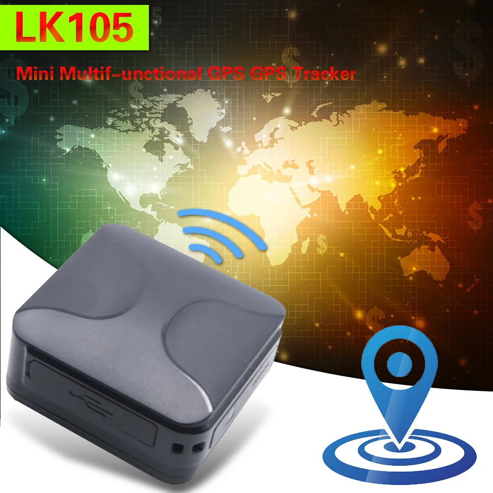 Персональный GPS трекер LK105 с функцией отслеживания для детей 1400 мАч несколько