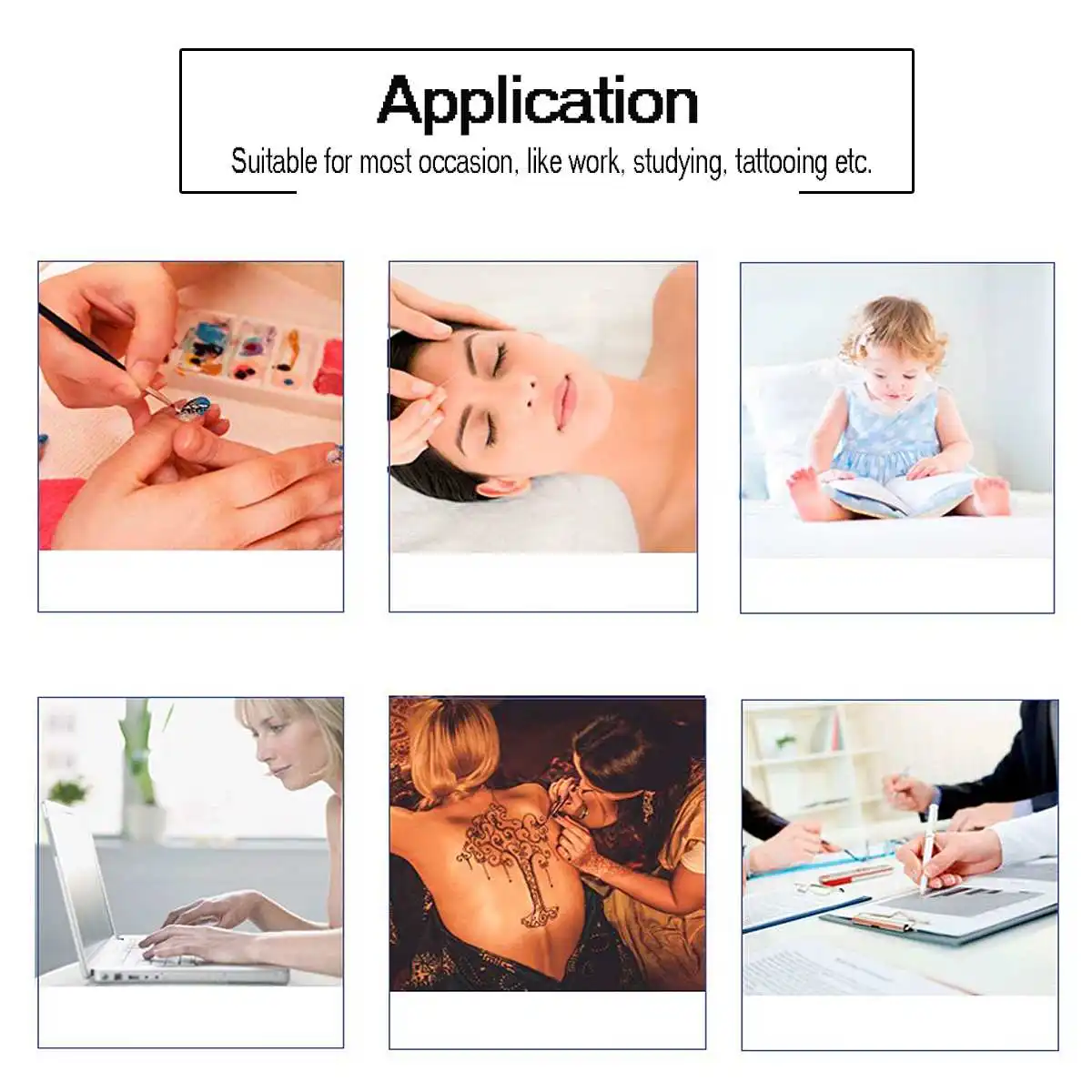 Светодиодная настольная лампа с зажимом приглушаемая Перманентная для маникюра