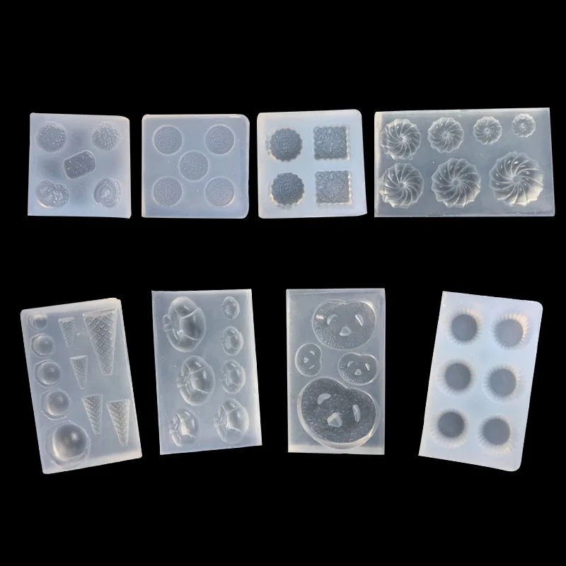 8 видов стилей мини-печенье мороженое чашка торт печенье Expoxy Смола плесень