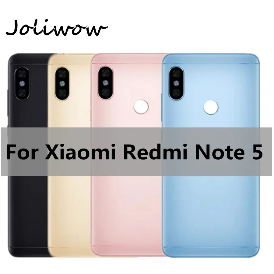 Корпус для Redmi Note 5 крышка батареи Xiaomi Note5 Задняя Дверь + кнопки регулировки