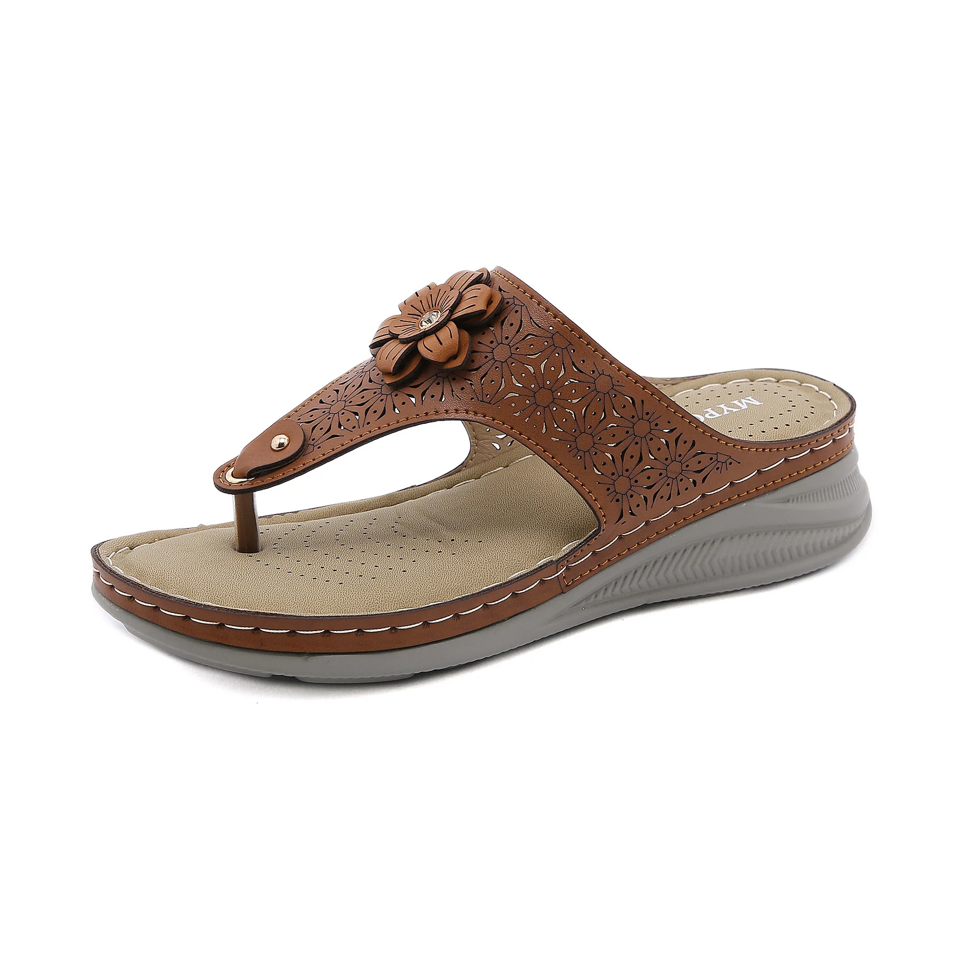 

Large Size Beige Heeled Sandals 2021 Women's Female Shoe Clogs Wedge Big Black New Girls Comfort Platform Low Fashion Back Strap