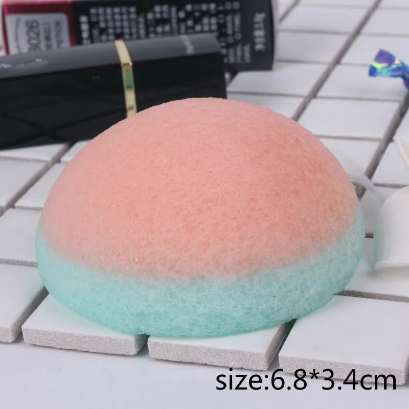 1pcs Natural Konjac Sponge Facial Exfoliator Wash Cleansing Cosmetic Puff Flutter Sponge Skin Care Cleanser Tools Cosmetic Puff