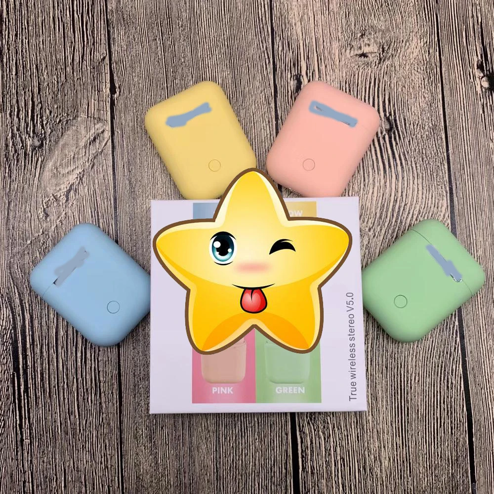 Macaron Inpods 12 i12 Tws наушники i7s i9s i11 беспроводные Bluetooth гарнитура для Iphone Android|Наушники