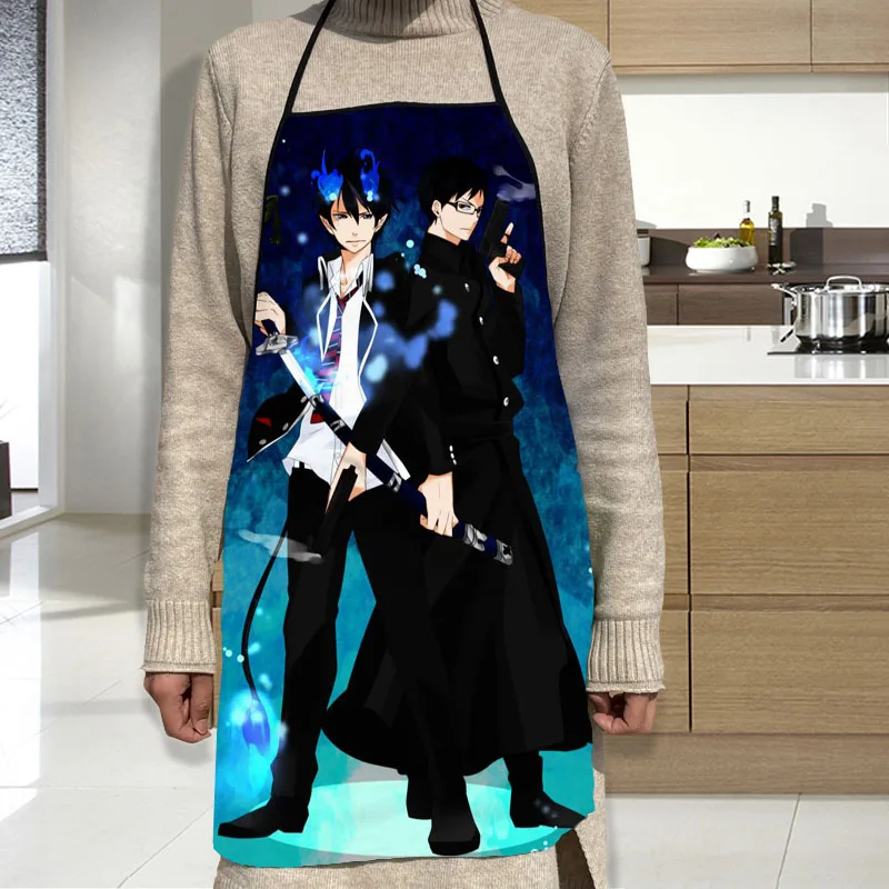 Новый Синий негорючий фартук гриль кухонный шеф повара профессиональный для