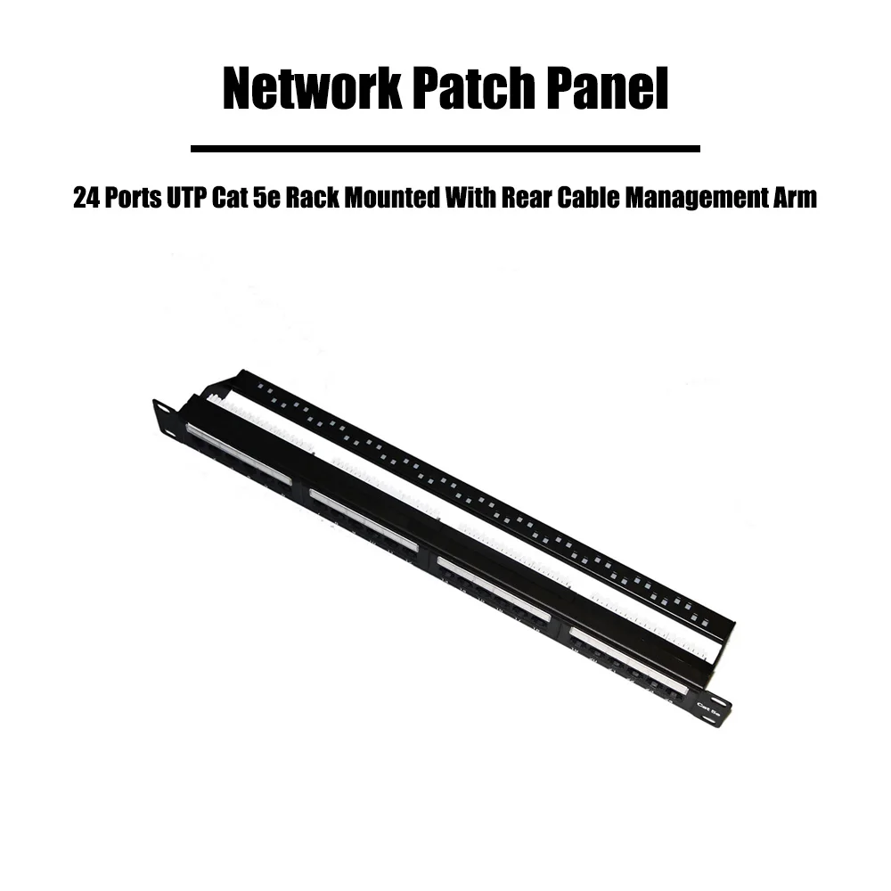 Патч-панель 24 порты UTP Cat 5e Сеть RJ45 Fluke 19 дюймов | Компьютеры и офис