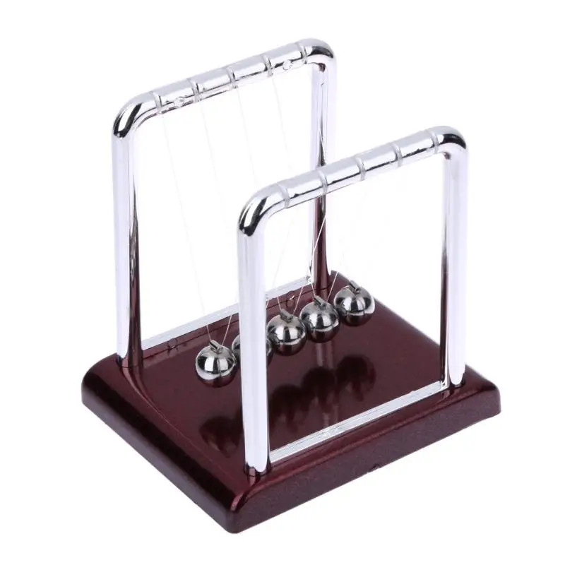 

20cm Newtons cradle steel Libra physics ball Science pendulum early fun educational development office toy gift