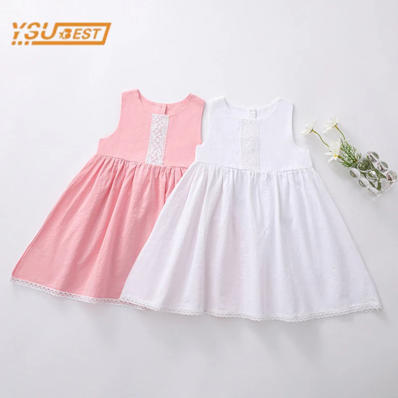 

Детское кружевное платье без рукавов, на возраст 1-4 года