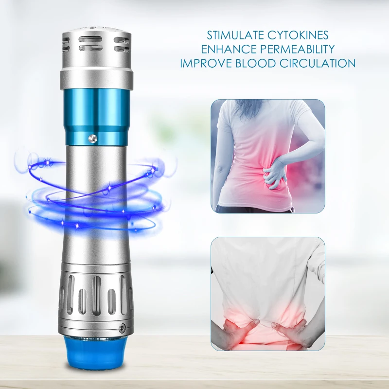 

Updated ShockWave Therapy Machine Professional Muscle Pain Relief Massager for Therapy Pain Relief Massage Treatment Health Care