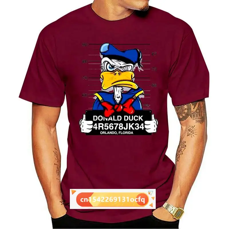 

2021 Hot Sale Donald Duck t-shirt MEN short-sleeved Casual Funny Dog Mouse Cartoon t-shirt Man Plus Size S-XL T Shirt