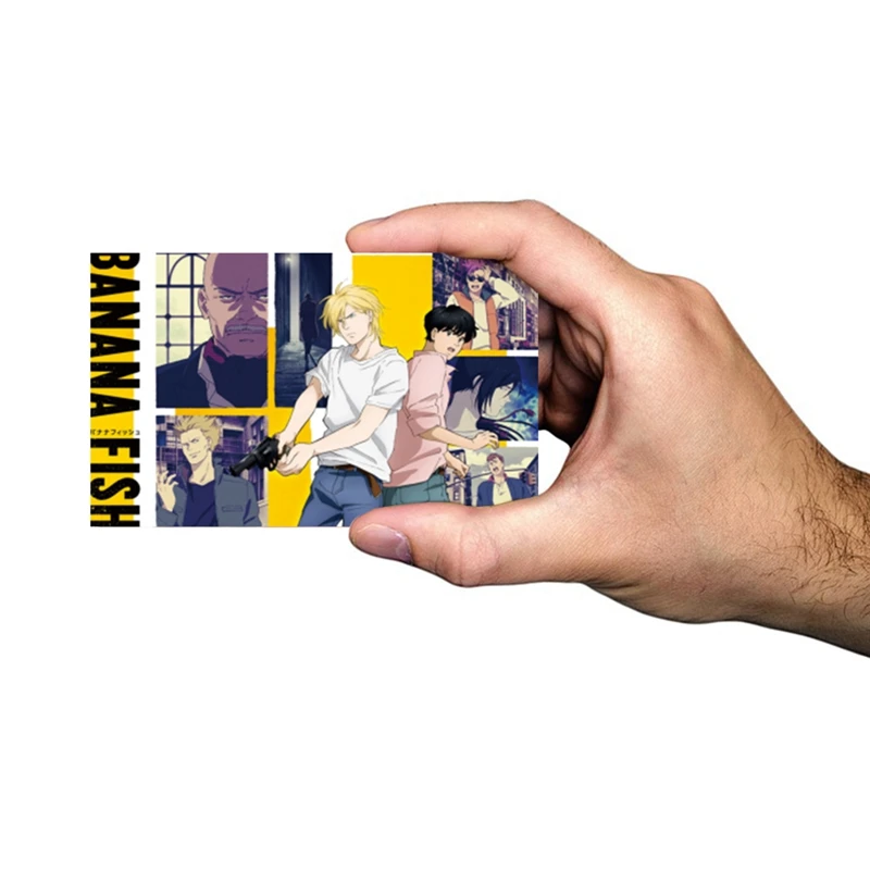 

2021NEW 30 PCS Anime Figure BANANA FISH Cosplay Role Characters HD Printed Paper Cards for Fans Collection Gift Box HOT Sale