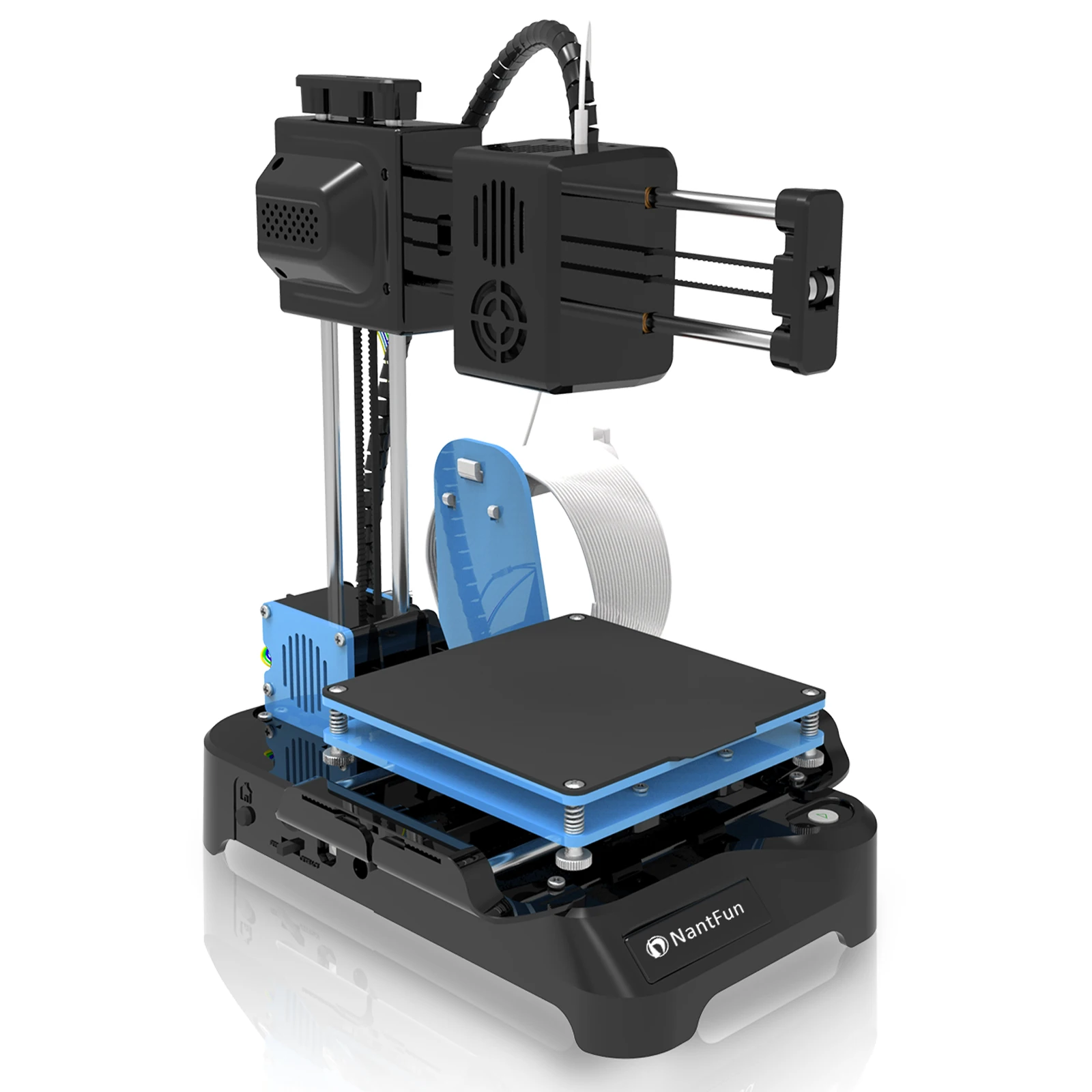 

EasyThreed K7 Supper Mini Desktop Small 3D Printer 100x100x100mm No Heated Bed One-Key Printing with TF Card PLA Sample Filament