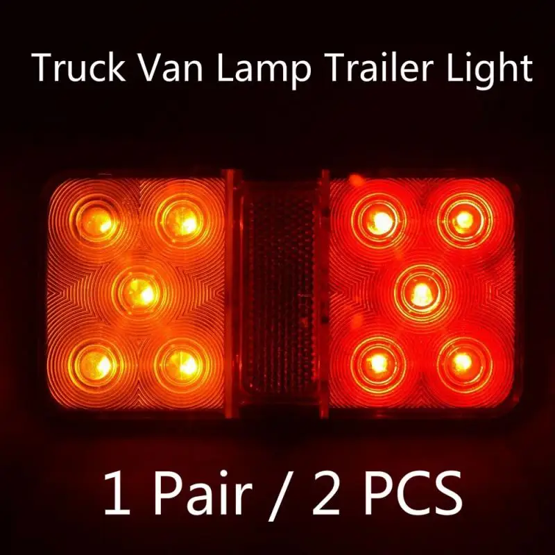 Светодиодные водонепроницаемые Автомобильные фары 1 пара 12 В задсветильник