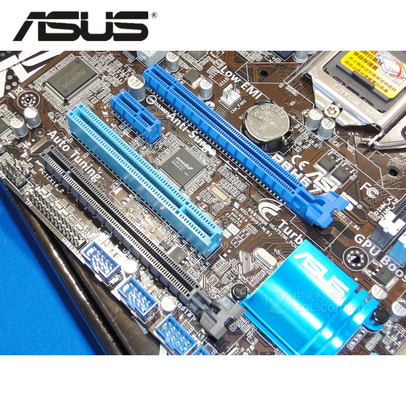 Оригинальная материнская плата ASUS DDR3 1333 МГц P8H67 M LGA 1155 UATX 32 ГБ PCI-E X16 для