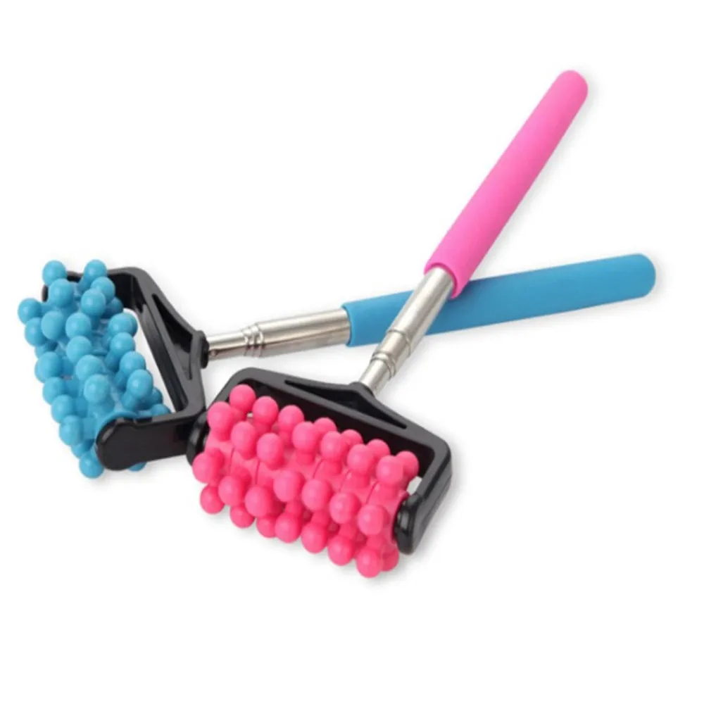 

1pc Adjustable Back Scratcher Massage Roller Telescopic Handy Stainless Steel Body Massage Stick Office Relax Tool Stress Relief
