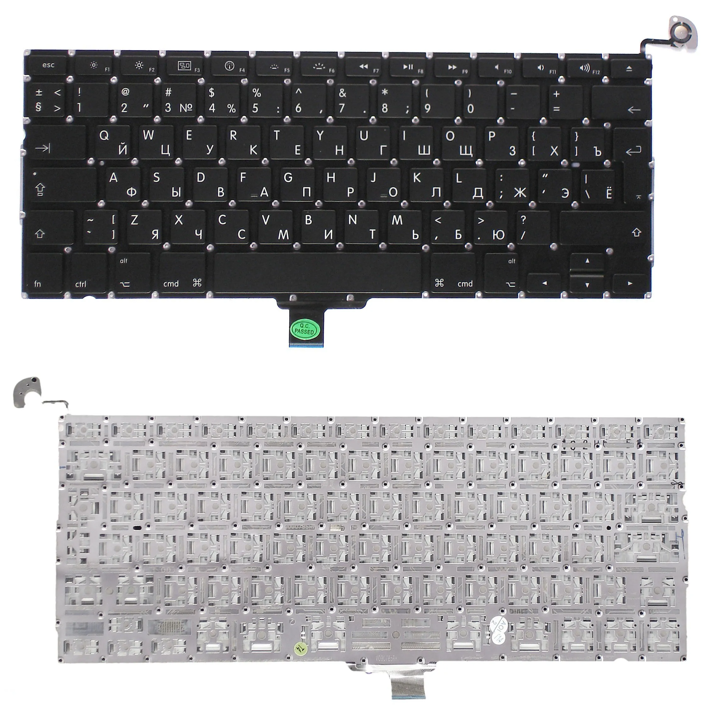 Клавиатура для Apple MacBook Pro 13\ MC375 (2010) большой ENTER Русская Чёрная|Клавиатуры замены| |