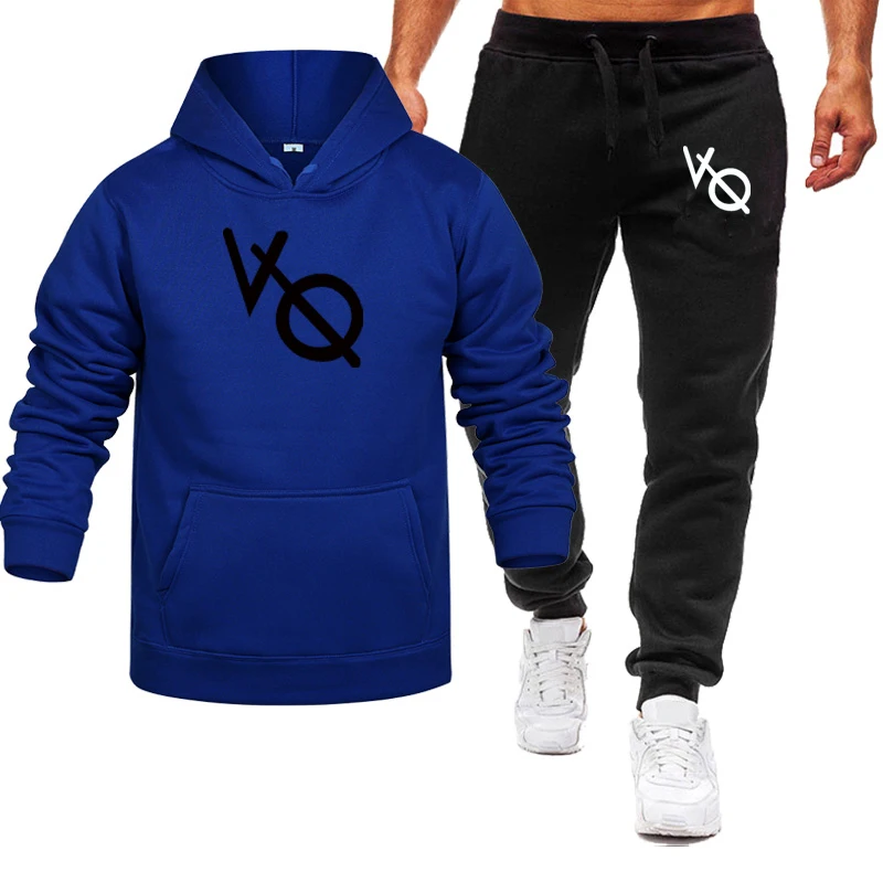 

2021 brand clothing men's autumn and winter hot-selling men's suit hoodie + pants two-piece casual sportswear men's sportswear