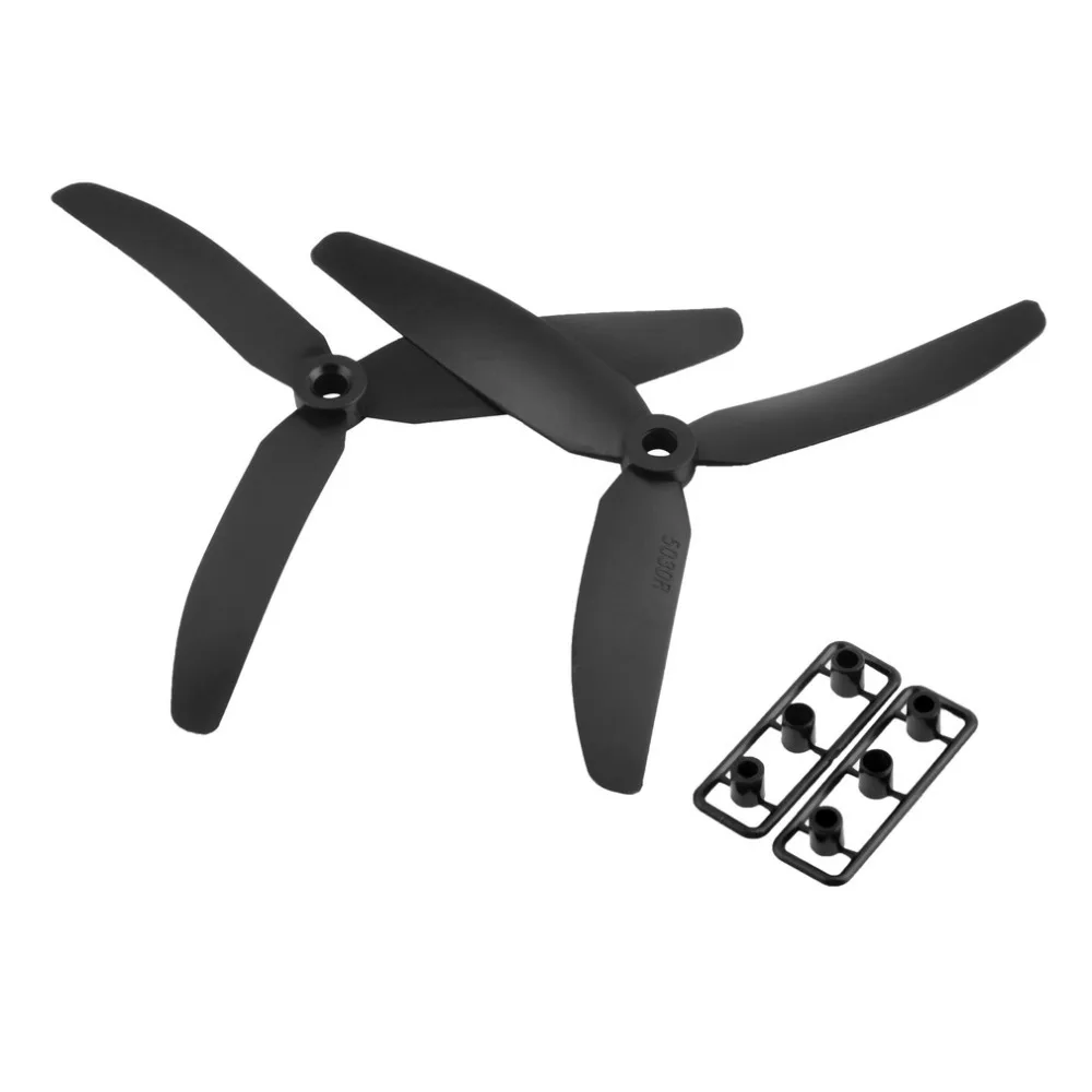 

1 Pair 5030 3-Blade Propeller Prop CW/CCW Plastic Propeller Blade Propel for RC Aircraft Quadcopter Part New arrival