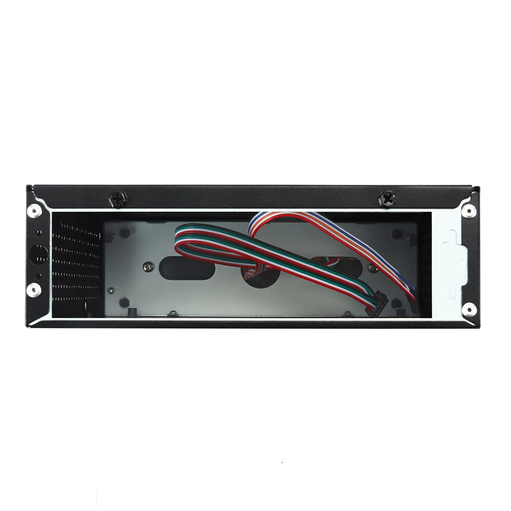 

2.0 USB Practical Computer Case Metal Gaming Horizontal With Radiator Hole Mini ITX Power Supply HTPC Home Office Desktop Host